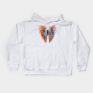 Angel Wings Circle Of Life Fantasy Dream Abstract Kids Hoodie